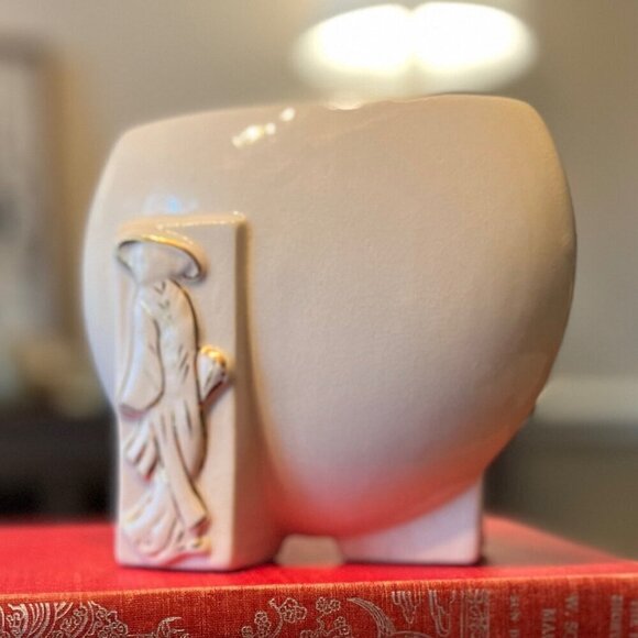 Vintage Asian Pillow Vase - Picture 8 of 11